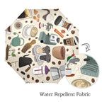 All The Coffee - Semi-Automatic Foldable Umbrella (Model U12) Semi-Automatic Foldable Umbrella (U12)