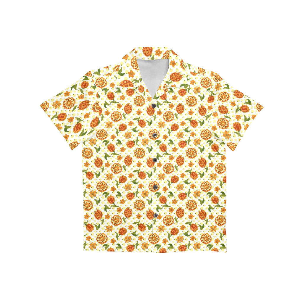 Graphic Floral Junior Kids Hawaiian Shirt