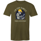 I'm The Family Tech Support - Mens T-Shirt Army Green Mens T-shirt Printed In Australia Tech