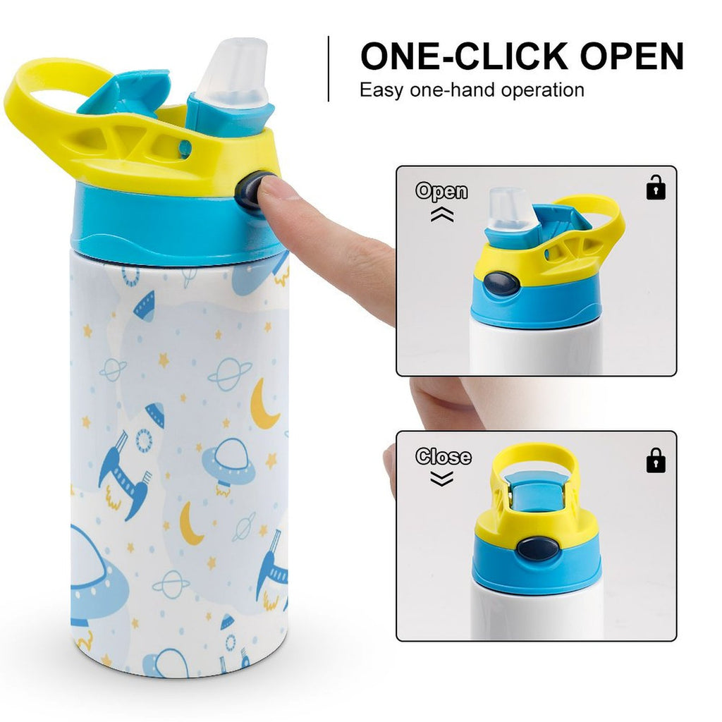 UFO's - Little Kids Water Bottle Little Kids Water Bottle Printed Offshore Sci Fi