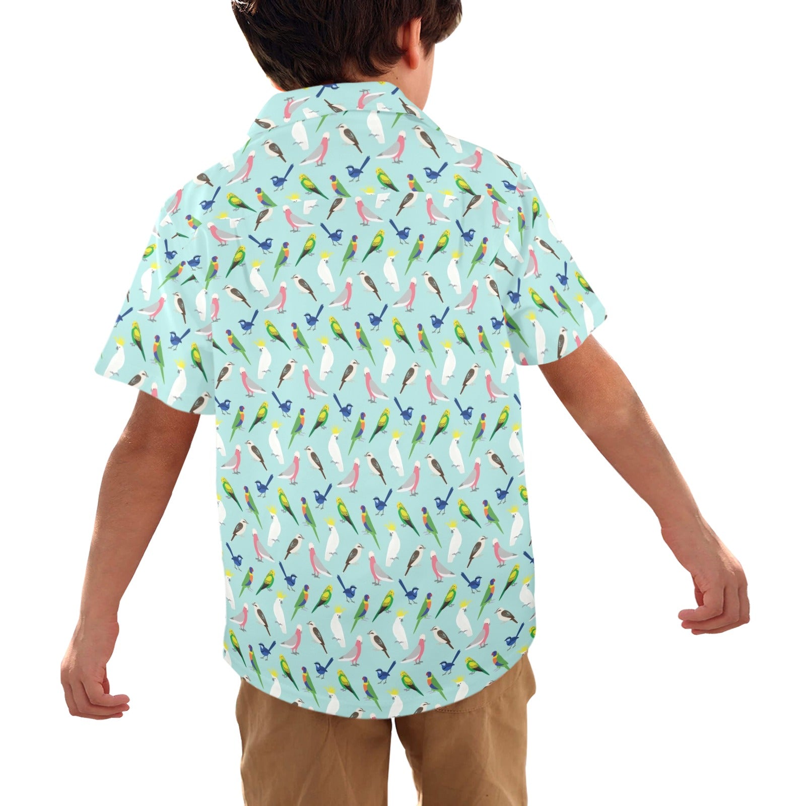 Australian Birds Junior Kids Hawaiian Shirt