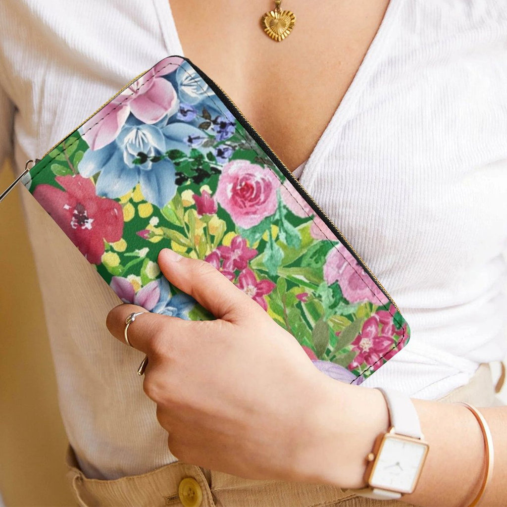 Bright Floral -  PU Leather Wallet