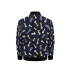 Chess Pattern Kids Bomber Jacket Kids Bomber Jacket Chess Games Printed Offshore