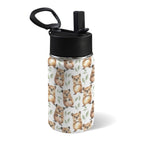 Quokkas 12oz Kids Water Bottle with Straw Lid