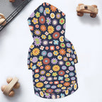 Groovy Flowers Pet Hoodie (Small Size)