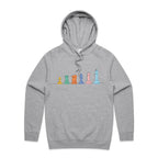 Chess - Mens Hoodie Grey Marle Mens Hoodie Chess Games Printed In Australia