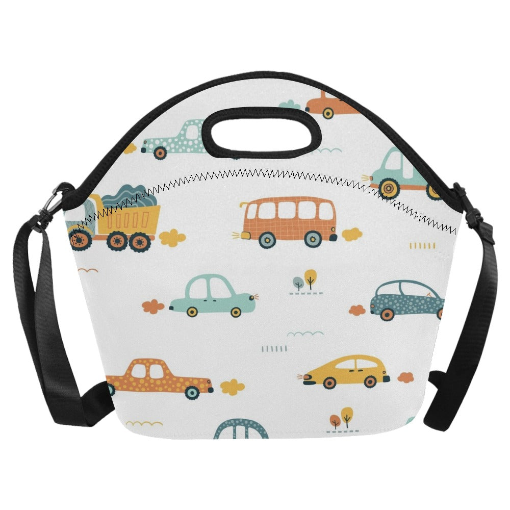 Cars - Neoprene Lunch Bag Neoprene Lunch Bag Printed Offshore