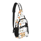 Cute Cartoon Cats - Chest Bag