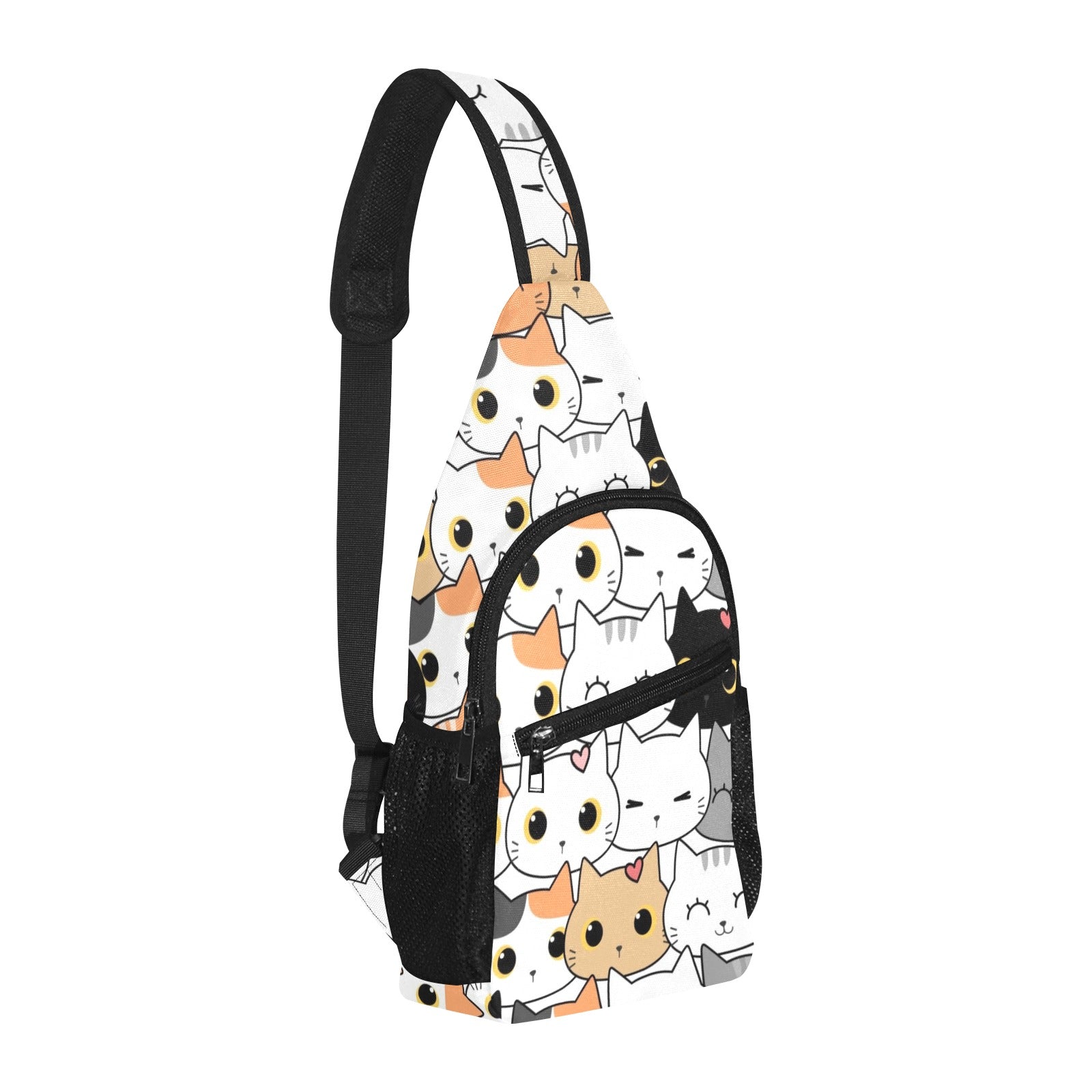 Cute Cartoon Cats - Chest Bag