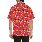 Comic Book Red - Mens Hawaiian Shirt
