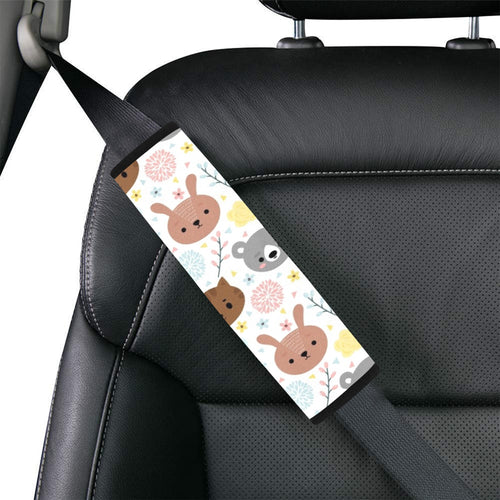 Baby Animals Car Seat Belt Cover 7''x10'' (Pack of 2) Car Seat Belt Cover 7x10 (Pack of 2) animal Printed Offshore