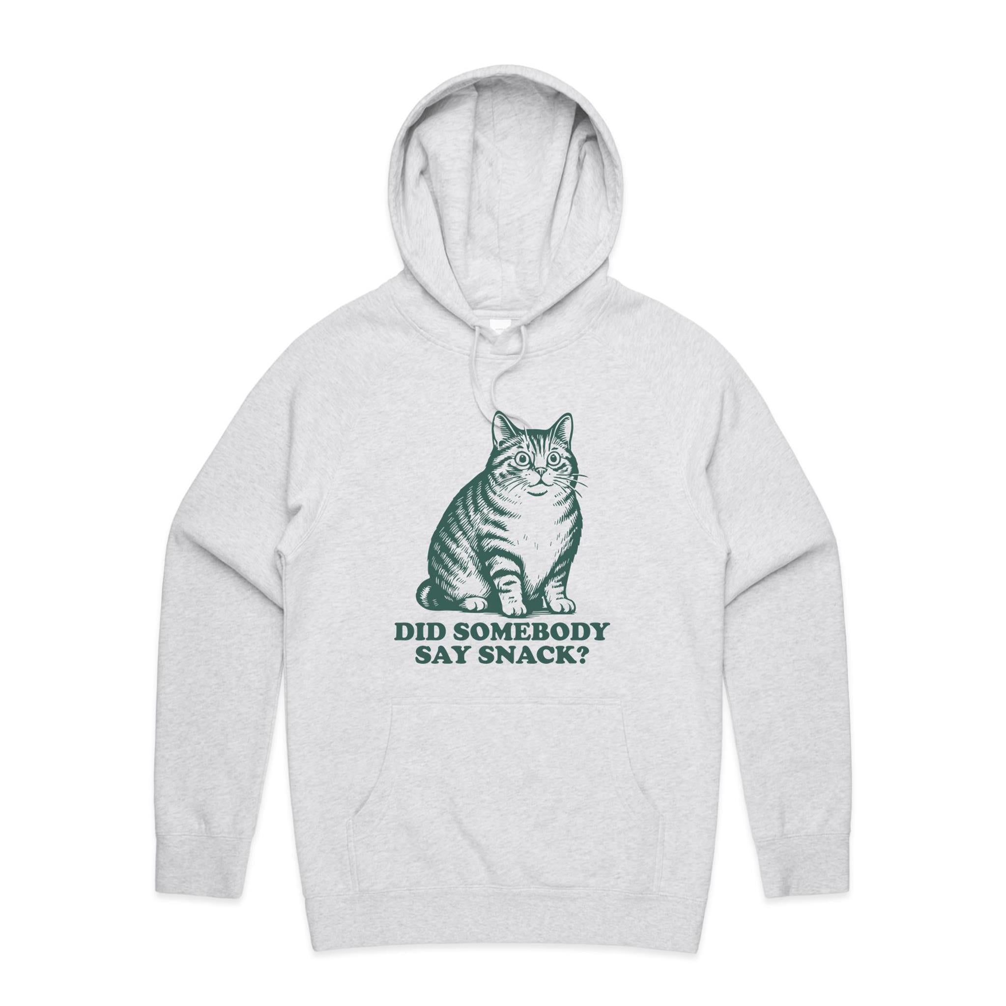 Cat, Did Somebody Say Snack? - Mens Hoodie