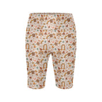 Peace And Love Women's Bike Shorts With Side Pockets