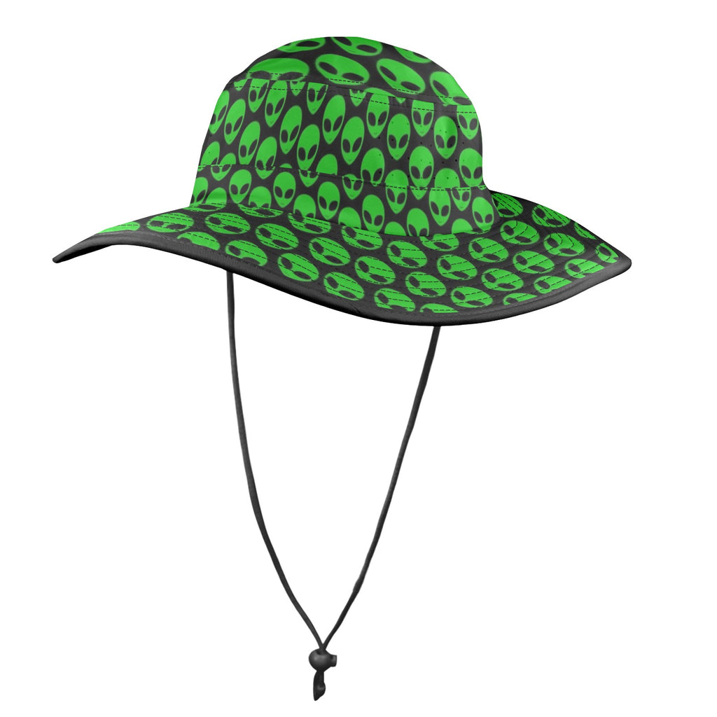Aliens - Wide Brim Bucket Hat Wide Brim Bucket Hat Printed Offshore Sci Fi
