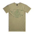 Pizza Geometry Men's AS Colour T-shirt