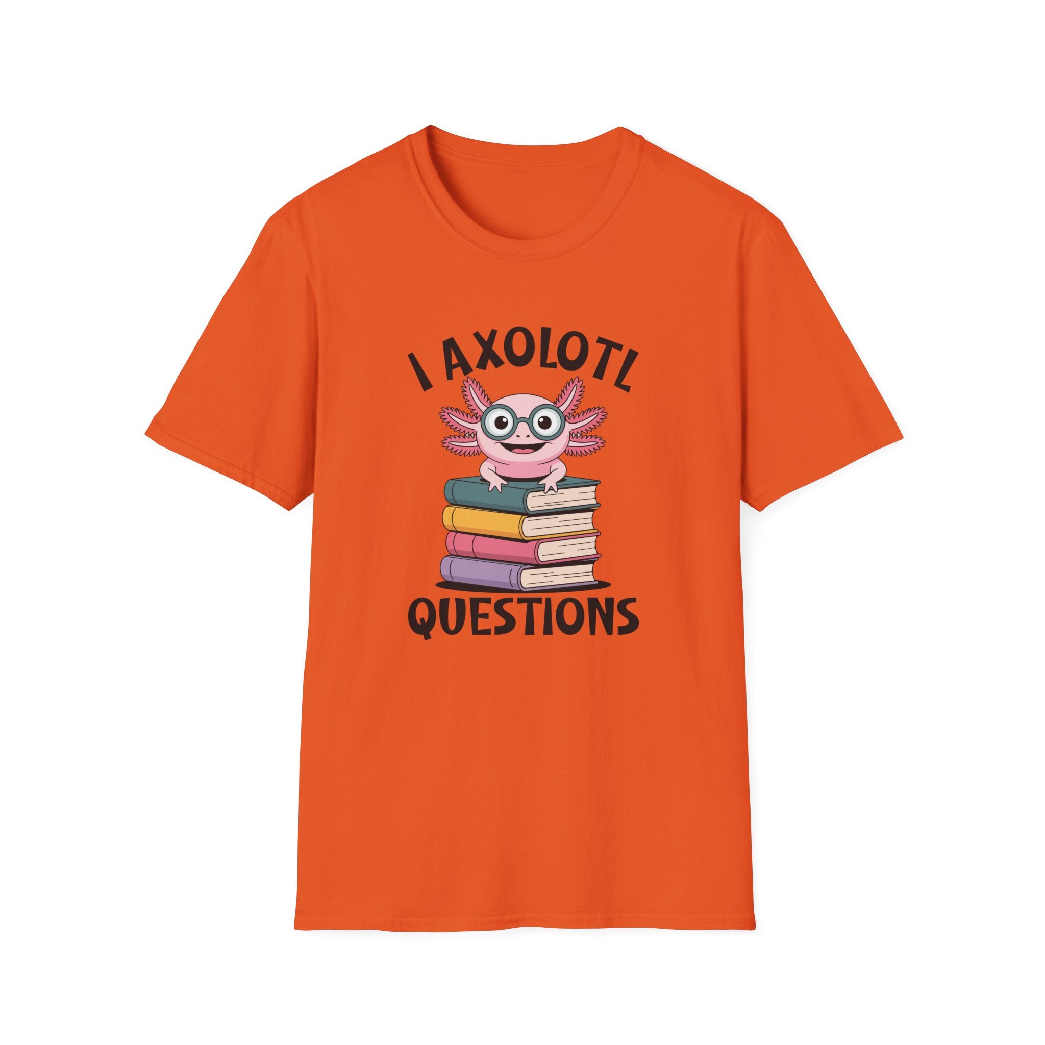 I Axolotl Questions - Unisex Softstyle T-Shirt