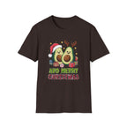 Avo Merry Christmas, Avocado - Unisex Softstyle T-Shirt