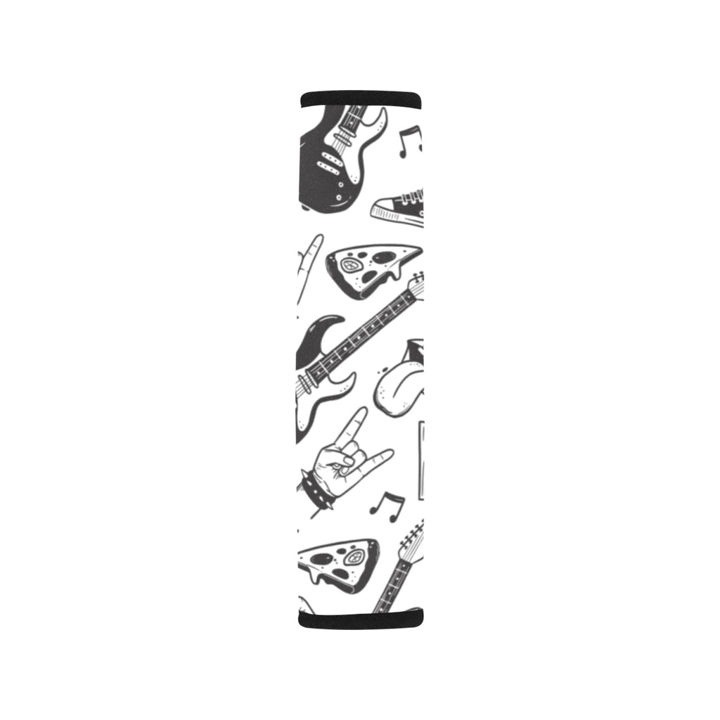 Rock Music Car Seat Belt Cover 7''x10'' (Pack of 2) Car Seat Belt Cover 7x10 (Pack of 2) Music Printed Offshore