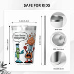 Chemistry I Think You're Overreacting Small Stainless Steel Travel Mug Cup 12oz/350ml