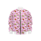 Fast Food Kids Bomber Jacket XL Kids Bomber Jacket Food Printed Offshore