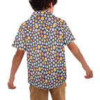Groovy Flowers Junior Kids Hawaiian Shirt