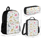 Dinosaur Garden - Three Piece Backpack Set