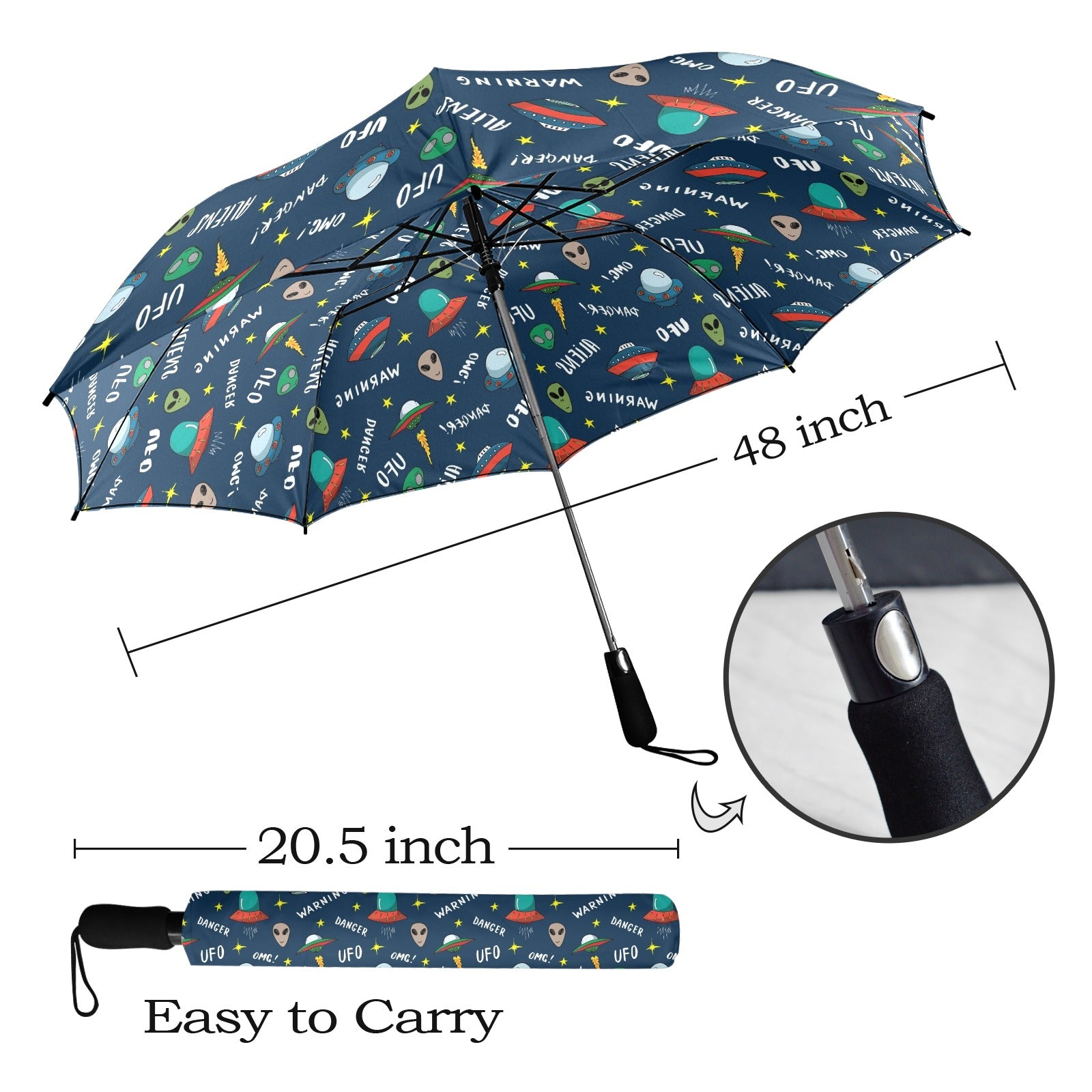 UFO's And Aliens Umbrella