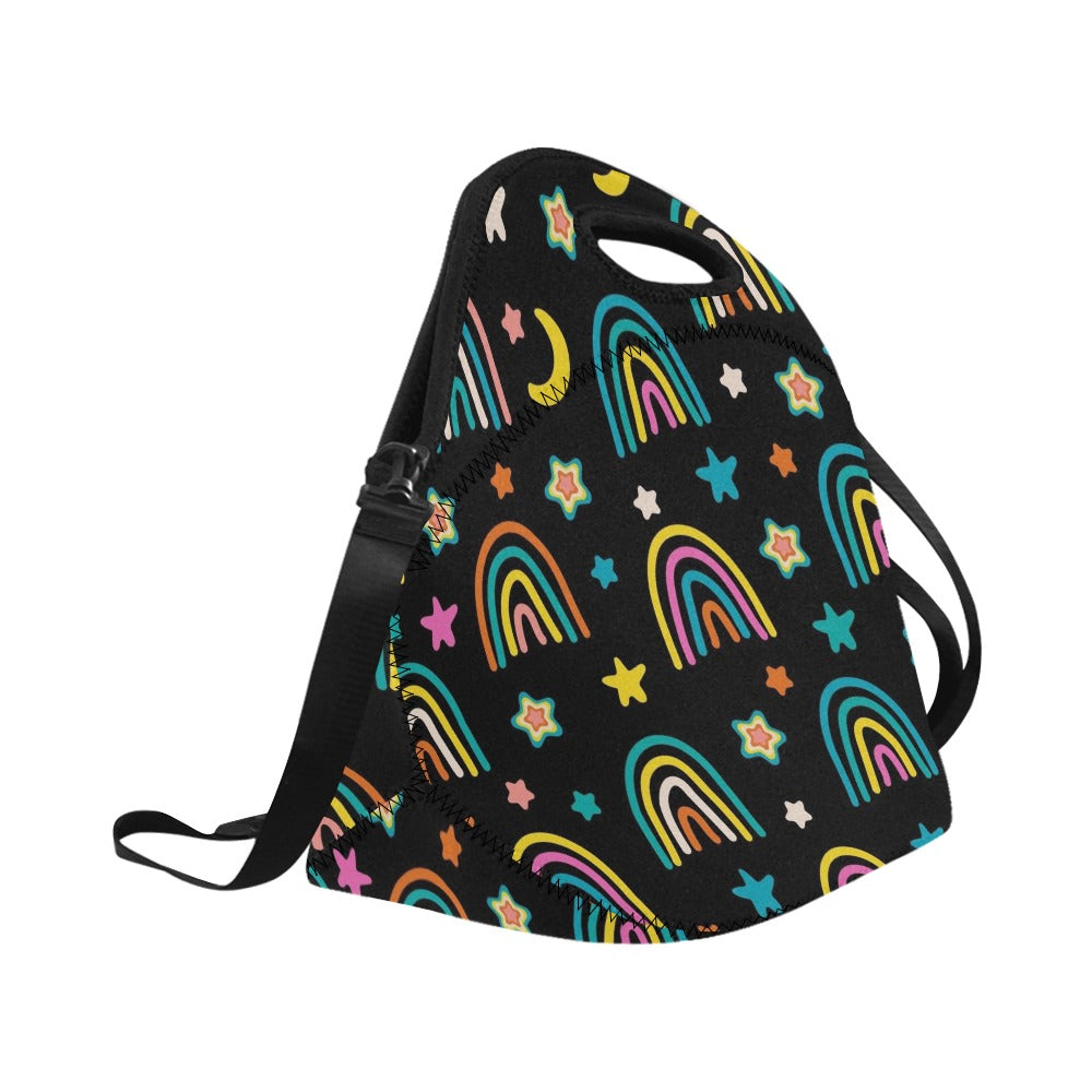 Rainbows - Neoprene Lunch Bag Neoprene Lunch Bag Printed Offshore