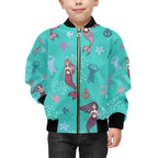 Mermaids Kids Bomber Jacket Kids Bomber Jacket Ocean Printed Offshore