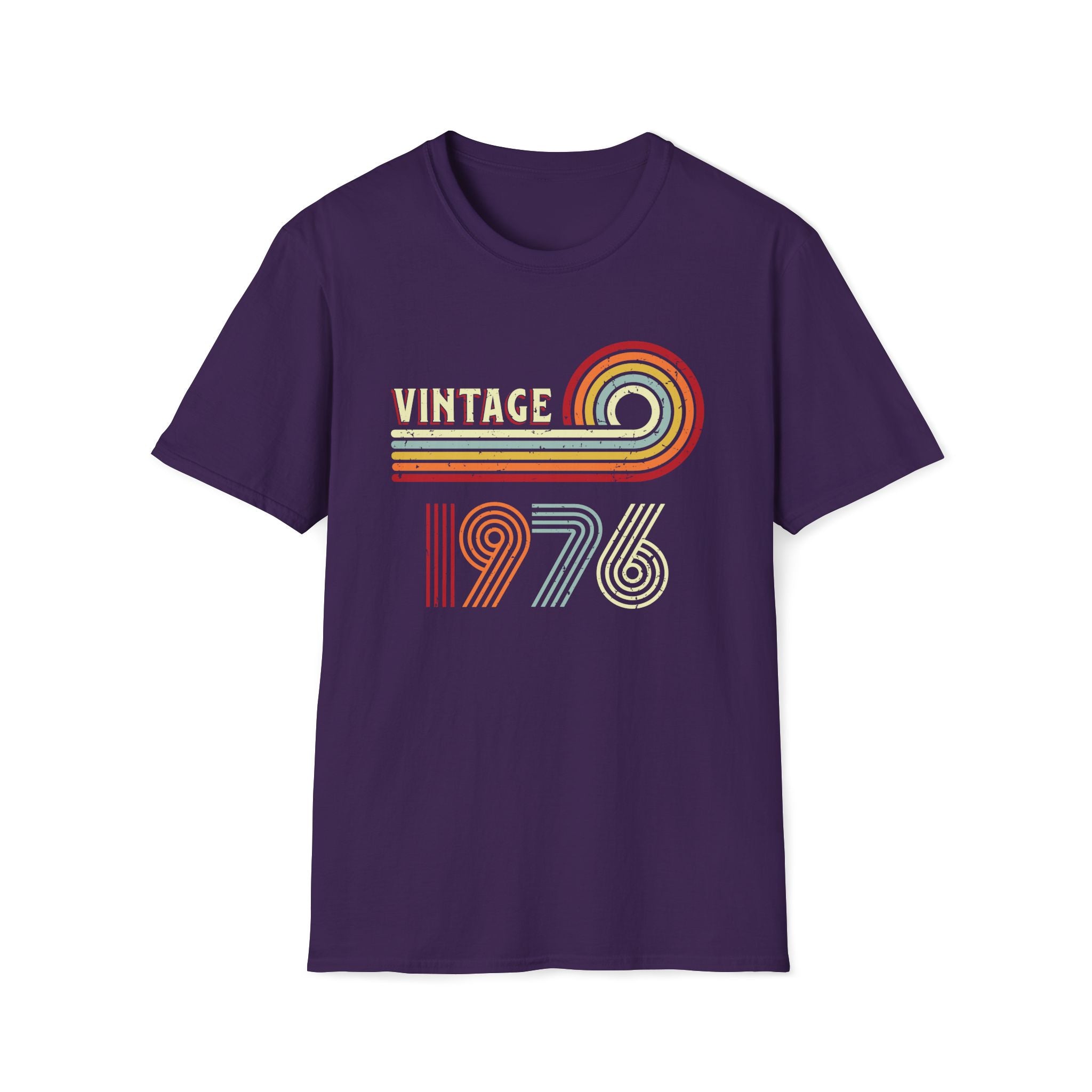 Turning 50, Vintage 1976 - Unisex Softstyle T-Shirt