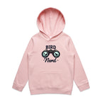 Bird Nerd - Kids Hoodie Pink Kids Hoodie animal Printed In Australia