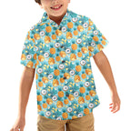 Pineapple Coconut Junior Kids Hawaiian Shirt