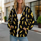 Lightning Bolts Women's Full-Zip Hoodie