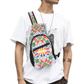 Bright Burst Chest Bag One Size Cross Body Chest Bag Printed Offshore