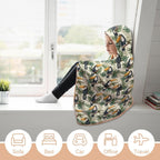 Toucan Jungle Kids Hooded Blanket 100cm x 130cm Kids Hooded Blanket animal Printed Offshore
