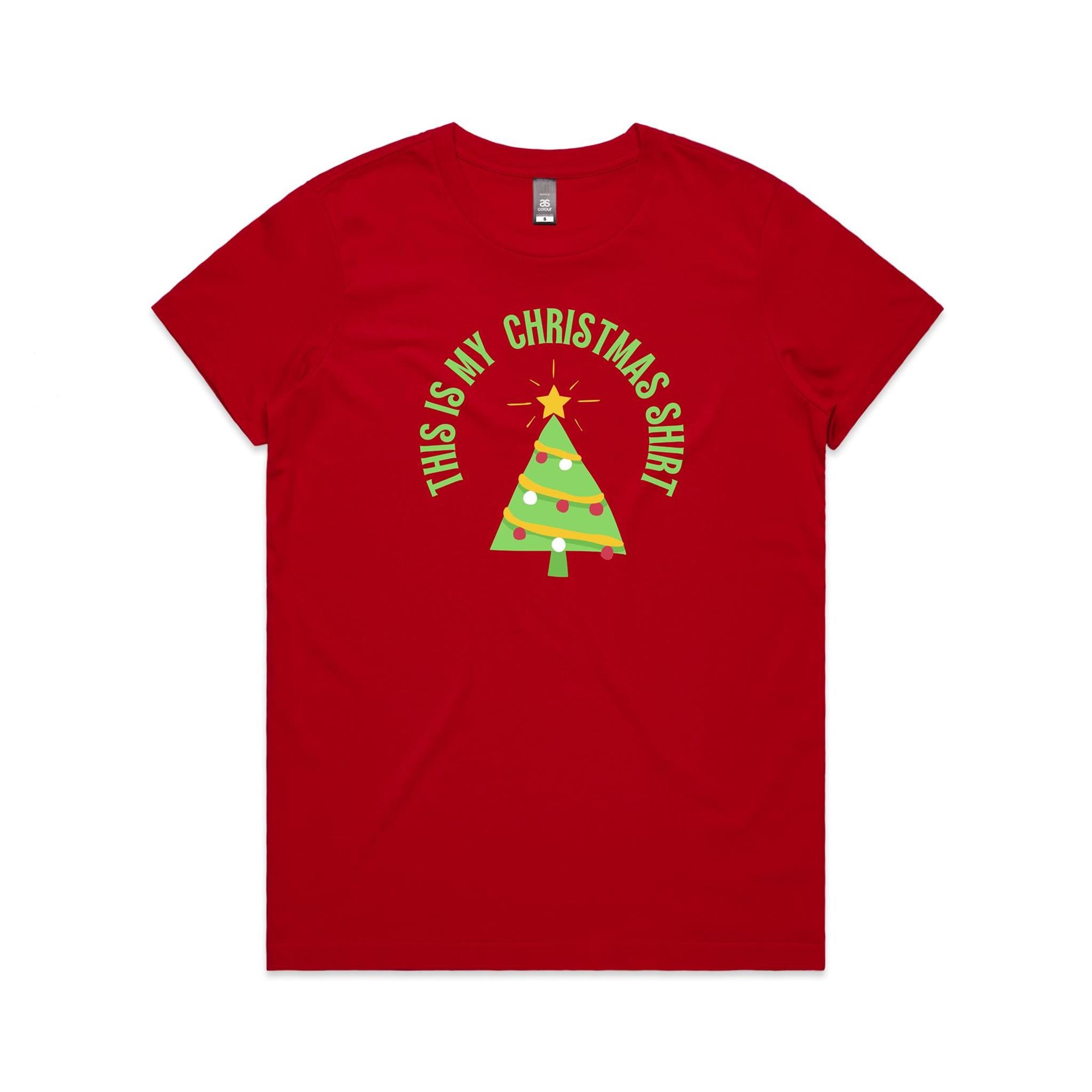 This Is My Christmas Shirt - Womens T-shirt