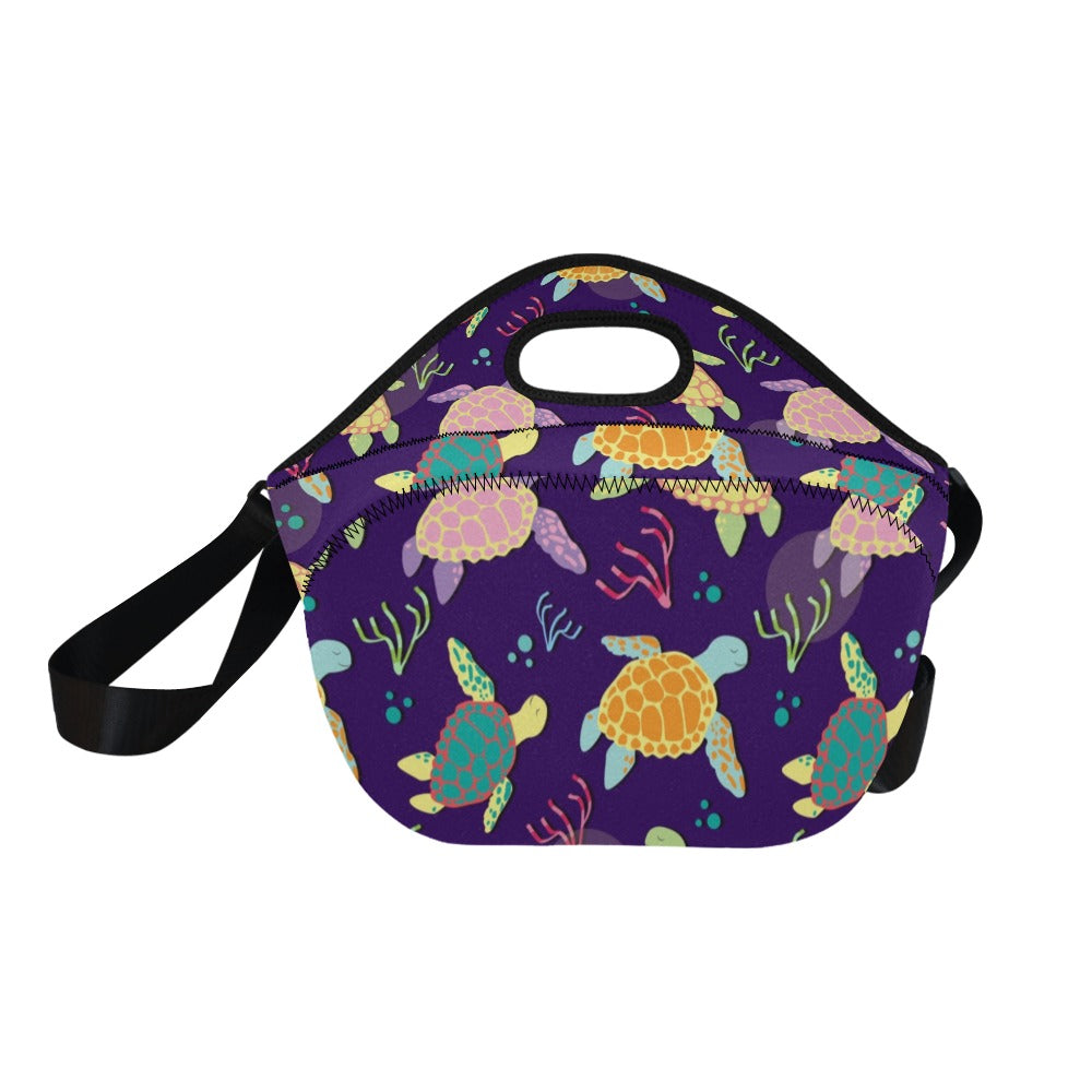 Turtles - Neoprene Lunch Bag Neoprene Lunch Bag Printed Offshore
