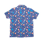Planets On Blue Senior Kids Hawaiian Shirt