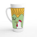 Rise And Shine White Latte 17oz Ceramic Mug Default Title Latte Mug animal Globally Fulfilled