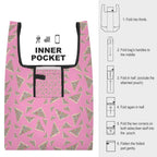 Fairy Bread On Pink Foldable Shopping Bag