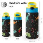 Astronaut Dinosaurs - Little Kids Water Bottle Little Kids Water Bottle animal Printed Offshore Space