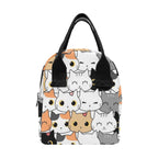 Cute Cartoon Cats - Zipper Lunch Bag One Size Zipper Lunch Bag Printed Offshore