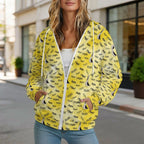 Mum Seagull Women's Full-Zip Hoodie