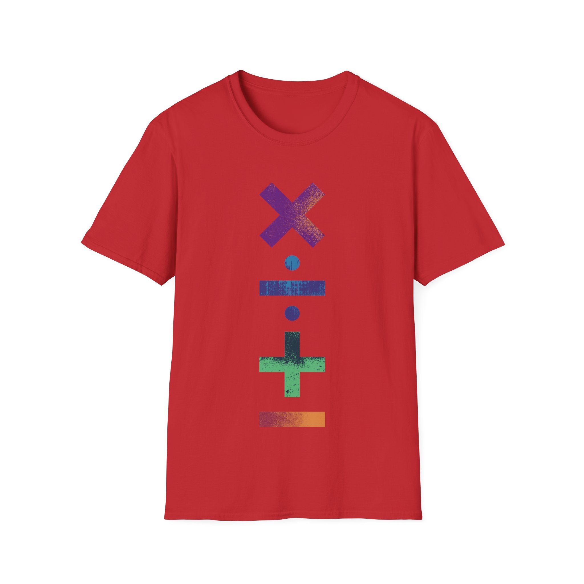 Maths Symbols - Unisex Softstyle T-Shirt