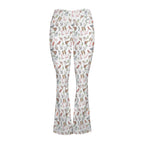 Birds Of A Feather High Waist Crossover Tummy Control Flare Leggings High Waist Flare Leggings Birds Printed Offshore