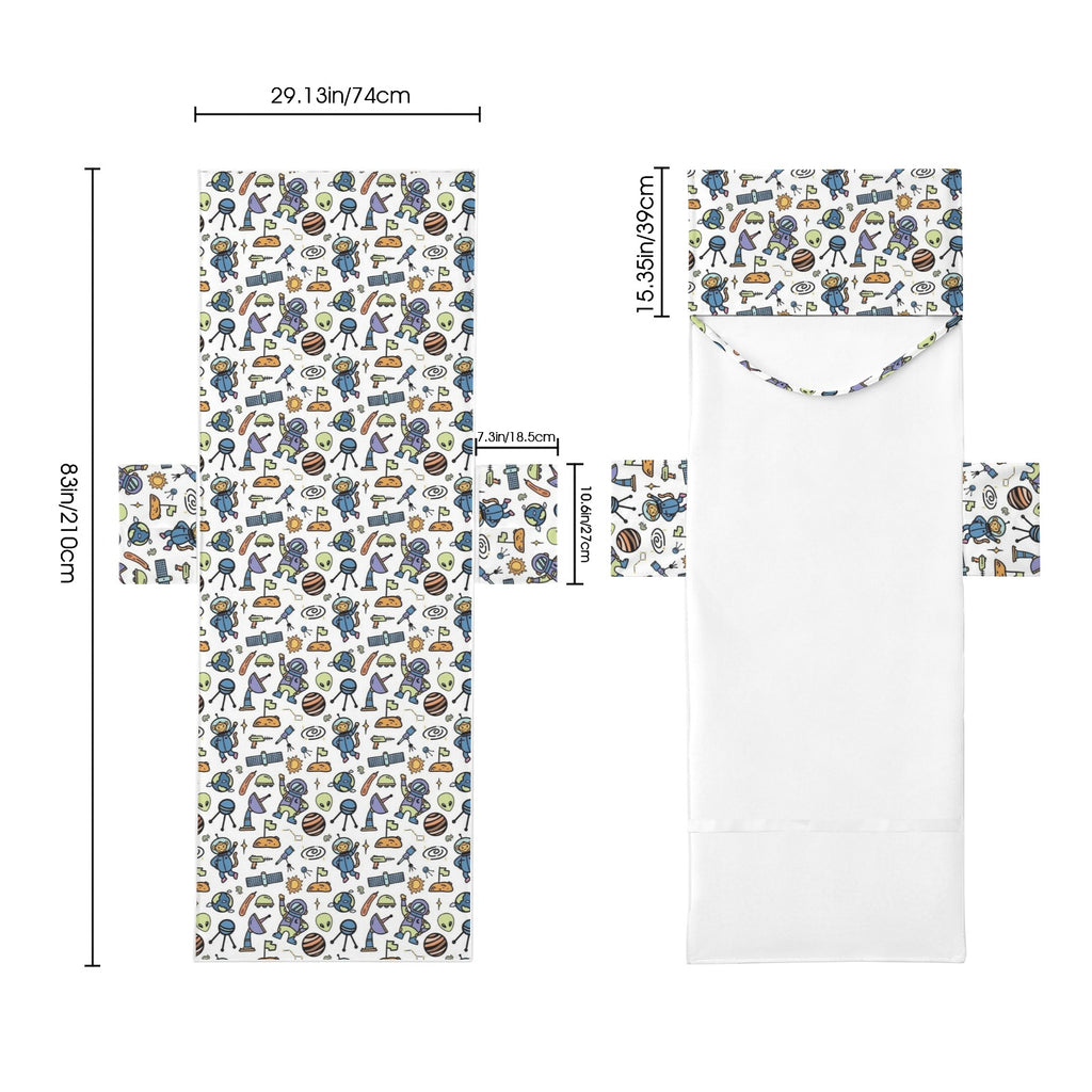 All About Space Beach Chair Towel Cover with Side Pockets