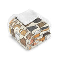 Lots Of Cats Double-Layer Fleece Blanket 51"x59" One Size Double-Layer Throw Blanket Printed Offshore