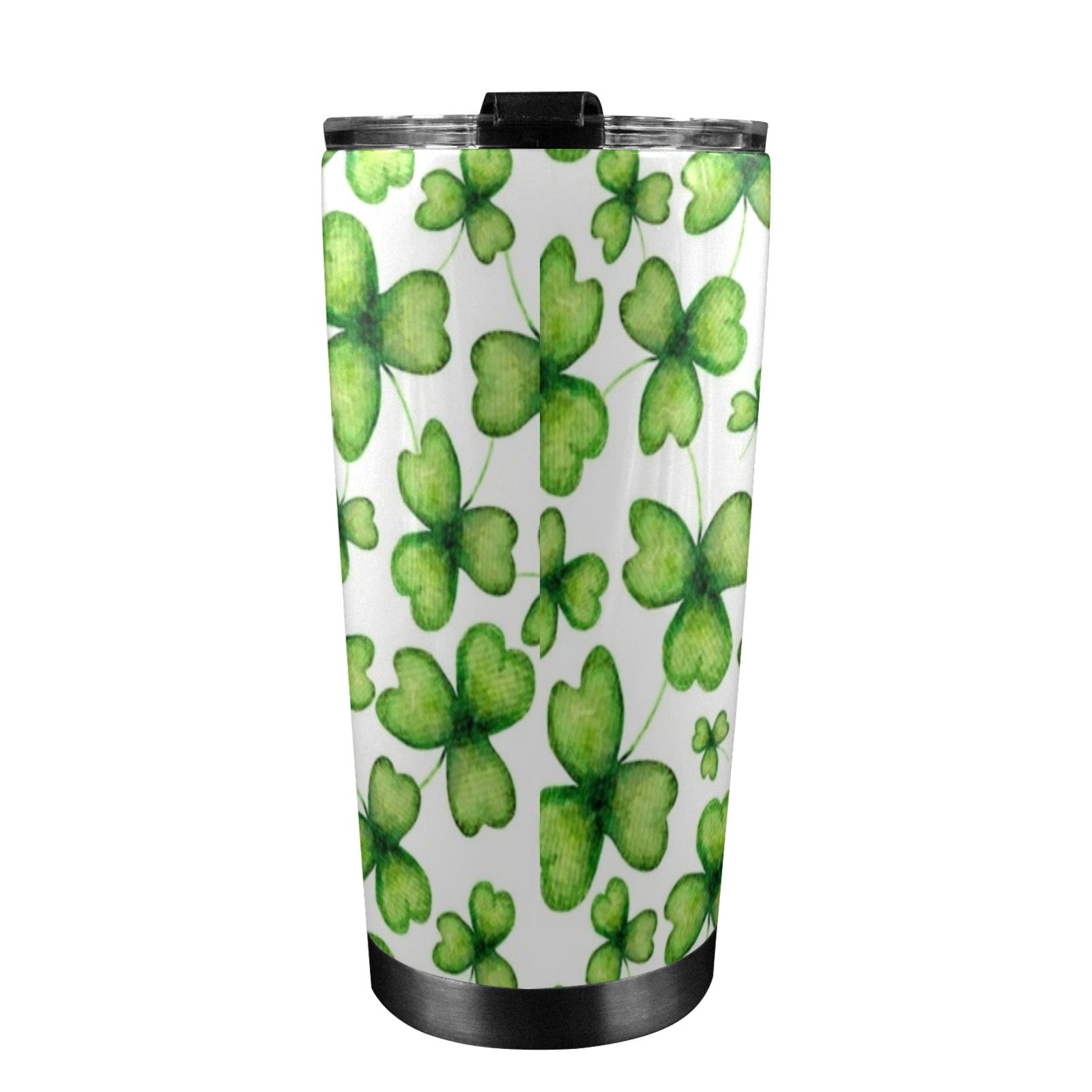 Three Leaf Clover - 20oz Mobile Tumbler with Lid (Black Lock)
