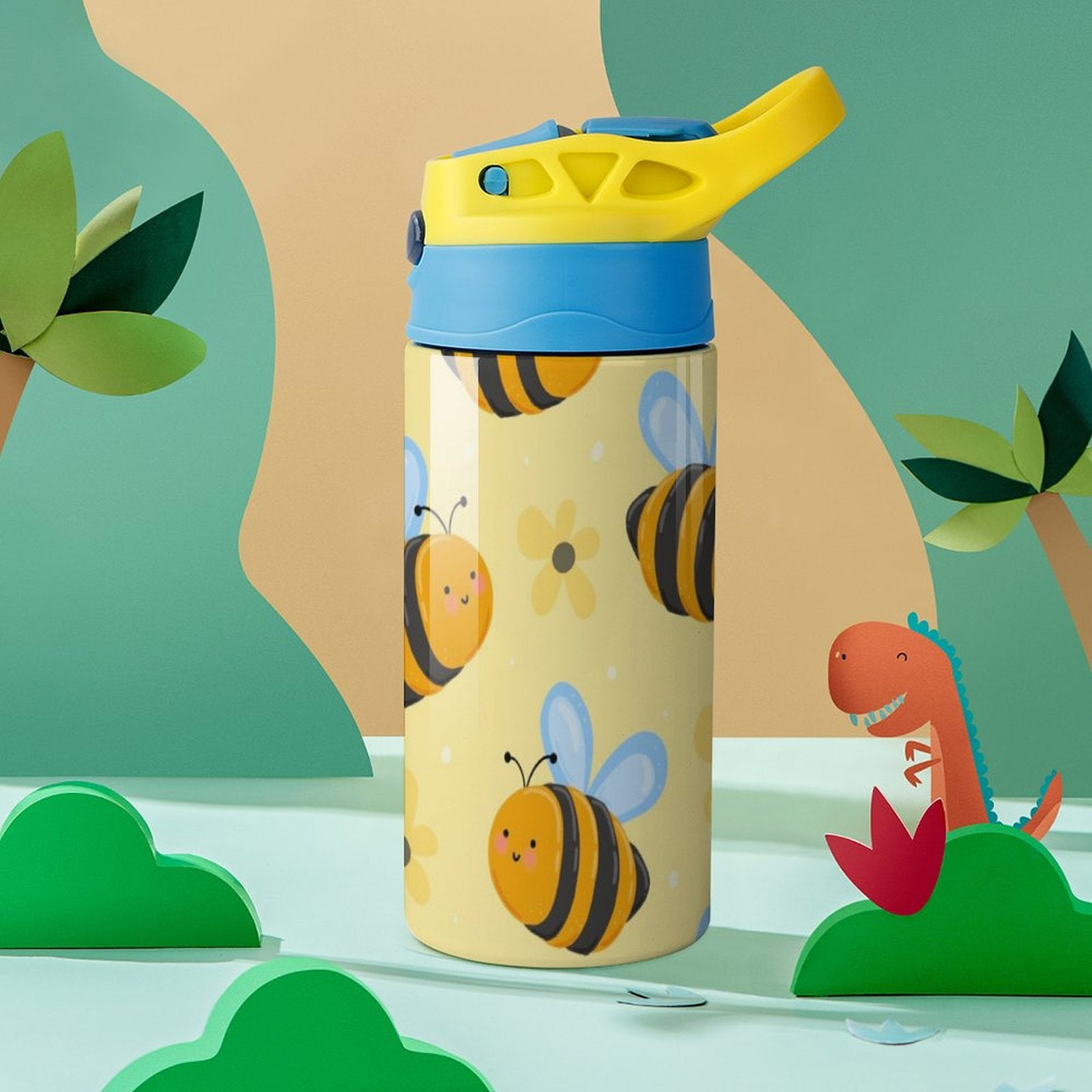 Busy Bees - Little Kids Water Bottle Little Kids Water Bottle Printed Offshore