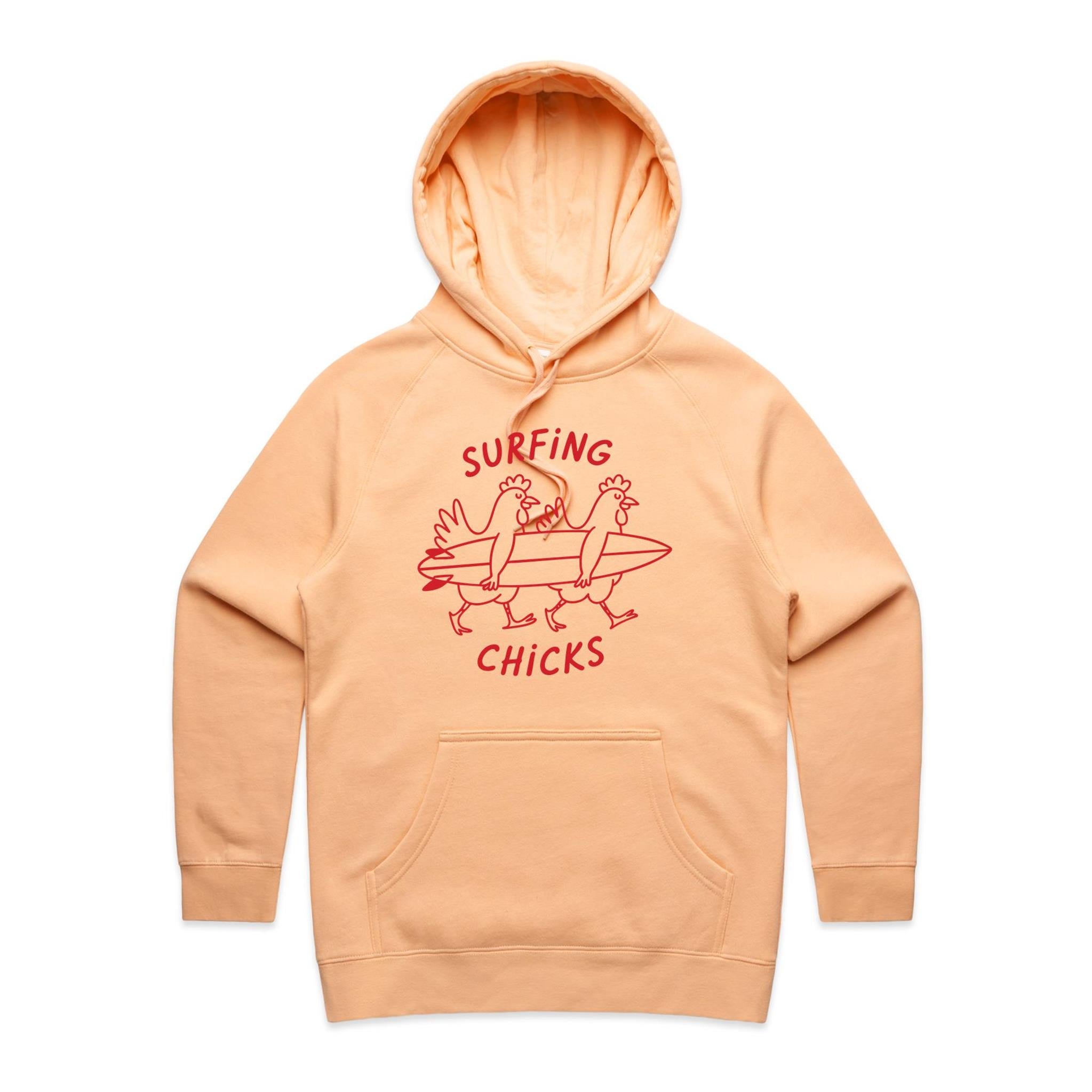 Chickens Surfing Chicks Women's AS Colour T-shirt